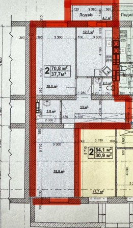 Продаж квартири 2 к. 70 м2 Новий ЖК Ходосівка Мануфактура МегаМаркет - фото 1