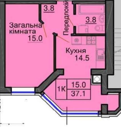 Готова 1 к. квартира В ЖК Софія Нова від Мартинова! - фото 1