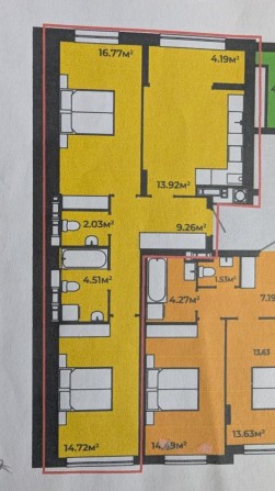 Продаж 2 кімнатної квартири, ЖК Континент, вул. Трускавецька - фото 1