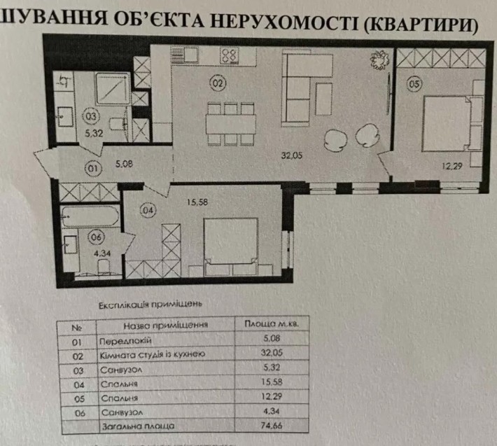 Продаж 2 кімнатної квартири 75кв.м в ЖК Авалон Холідей - фото 1