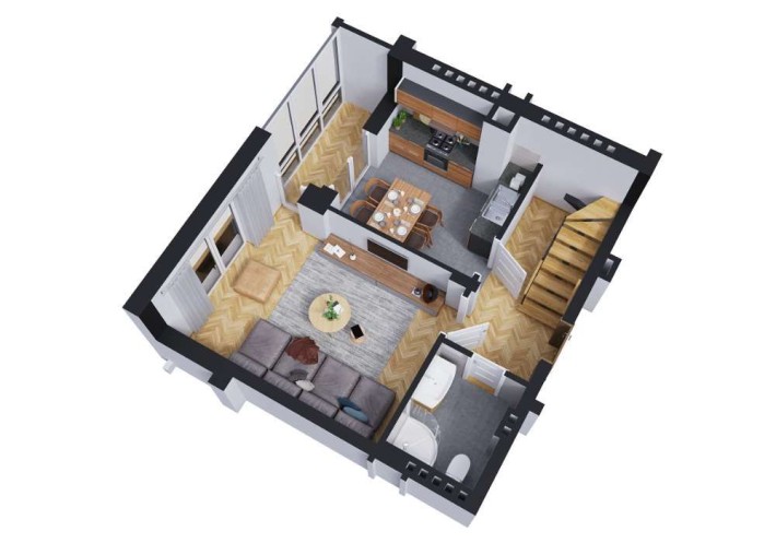 Продаж 4-кім. (107 кв.м.) дворівневої квартири ЖК BAKER STREET - фото 1