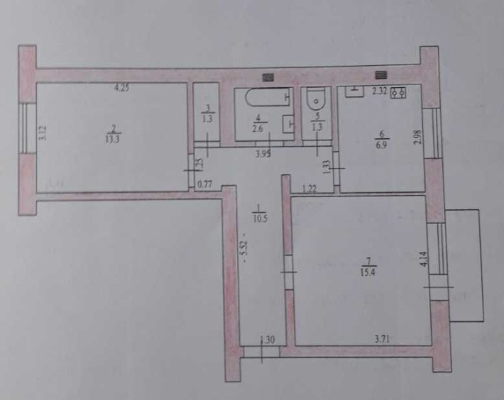 Продам 2-х кімнатну квартиру - фото 1