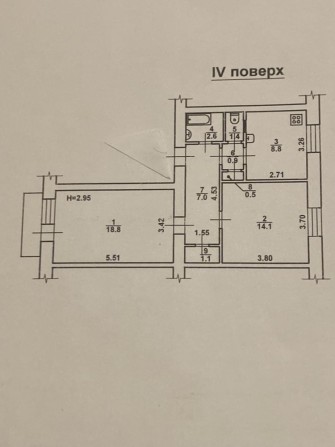 2-к «сталинка» продажа - фото 1
