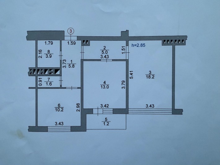 Продається 2-кімнатна квартира у Вараші - фото 1