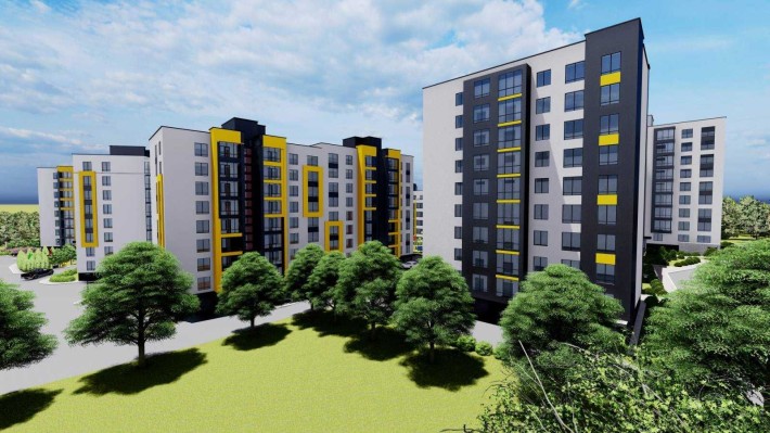 Продаж 1 - кімнатної квартири в новобудові , район Бам . - фото 1