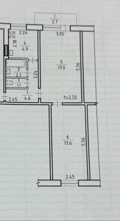 Продам 2 кімнатну квартиру в центрі міста . - фото 1