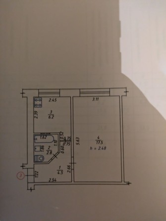 Продам 1ну квартиру на Алмазному Хоткевича 1й поверх - фото 1
