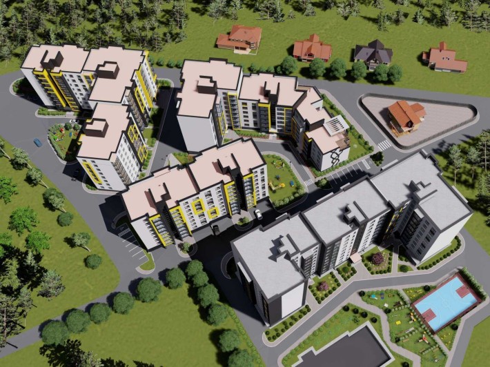 Продаж 1-кімнатної квартири в новобудові від забудовника, район Бам - фото 1