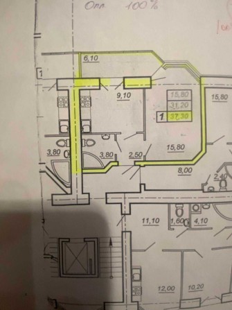 Продаж 1 км квартири на Глибокій, біля центру - фото 1