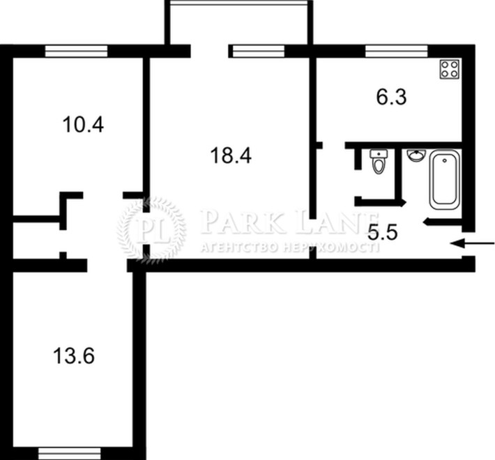 Продам 3к квартиру Голосеевский89 Васильковская ВДНХ Выставочный центр - фото 1