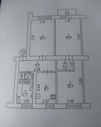 Продам 3-х кімнатну квартиру в центрі міста Чернігів - фото 1