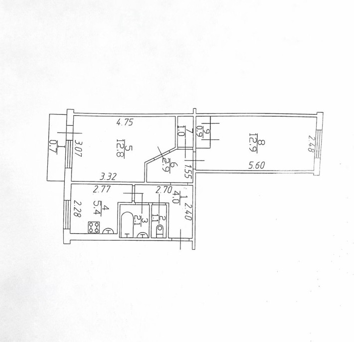 Продається 2-кімнатна квартира в центральній частині міста - фото 1