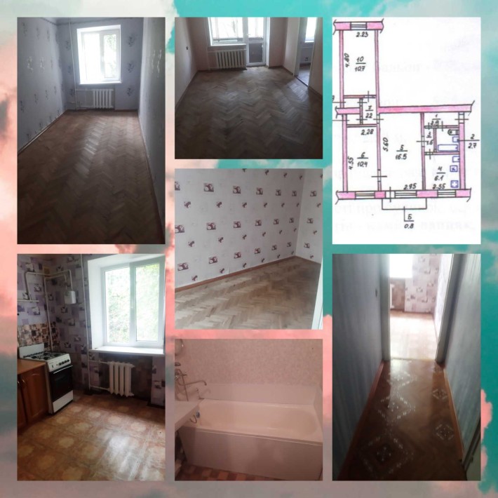Продам 3-х кімнатну квартиру пр. Центральний 8 Березня від власника - фото 1