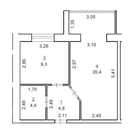 Продаж однокімнатної квартири в ЖК Мрія - фото 1