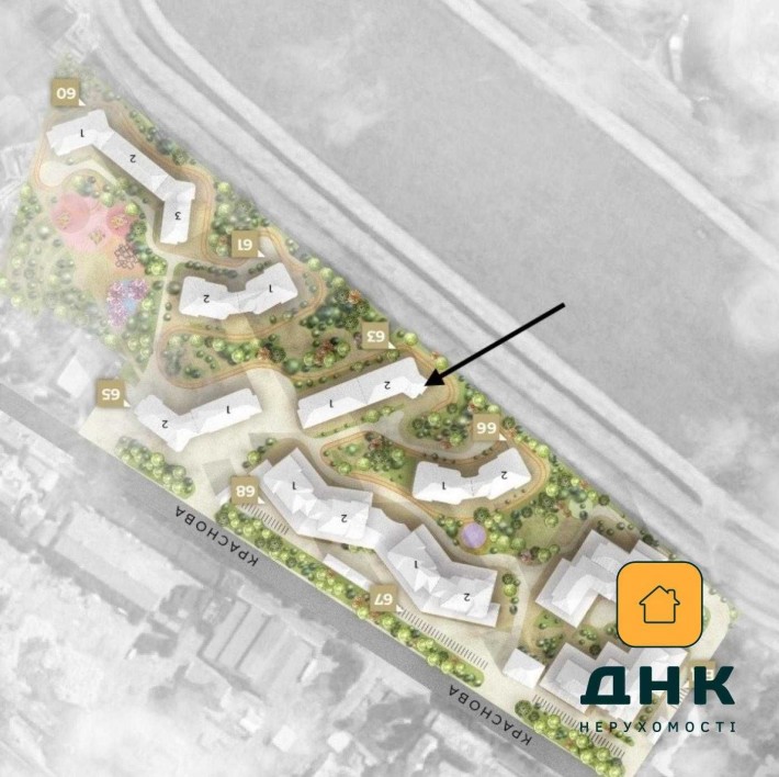 Краснова. Кадорр Сити. Центр. 63 Жемчужина. - фото 1