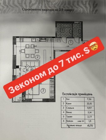 Продаж євро 2х кім квартири Саванна сіті від власника - фото 1