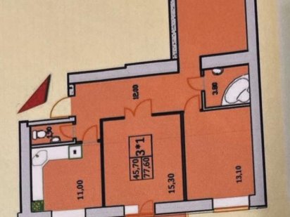 3 кімнатна квартира в Бучі біля 3 школи.Ціна повна!!