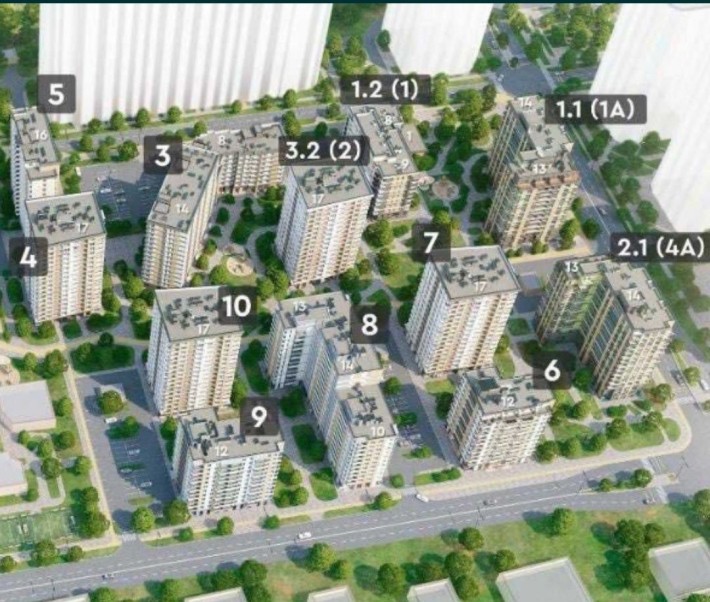 Продам 1кімн.52м2 ЖК"Крона парк" - фото 1