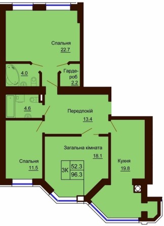 ЖК Софія 3-кім 95 м2 заселений будинок,мінімальне оформлення 2% - фото 1