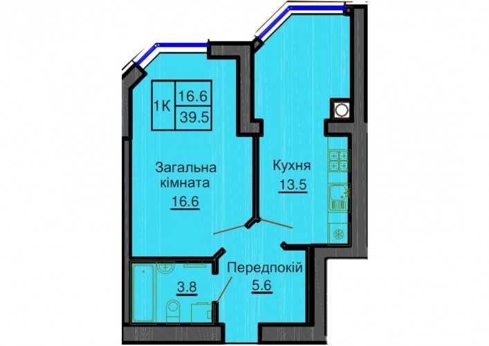 ‼️ Продам ‼️ затишну 1к квартиру ЖК Софія Клубний від Мартинова - фото 1