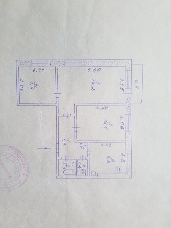 Продам 3х комнатную  квартиру - фото 1