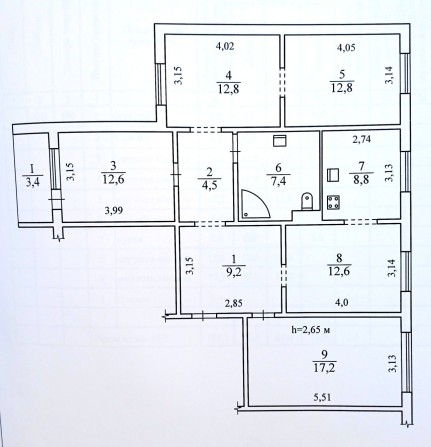 Продам 5ти комн квартира Чешка 7/9эт Кресс у. Сичеславская Покровский! - фото 1