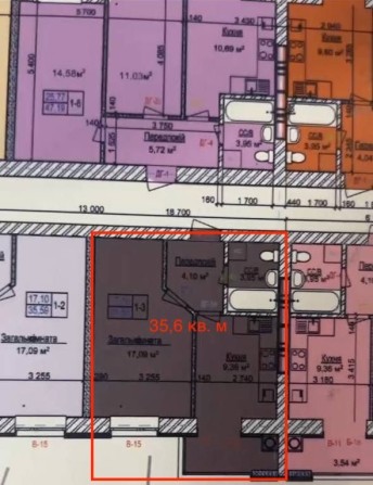 Продається 1к квартира 36,5 кв. м у Затишному кварталi - фото 1