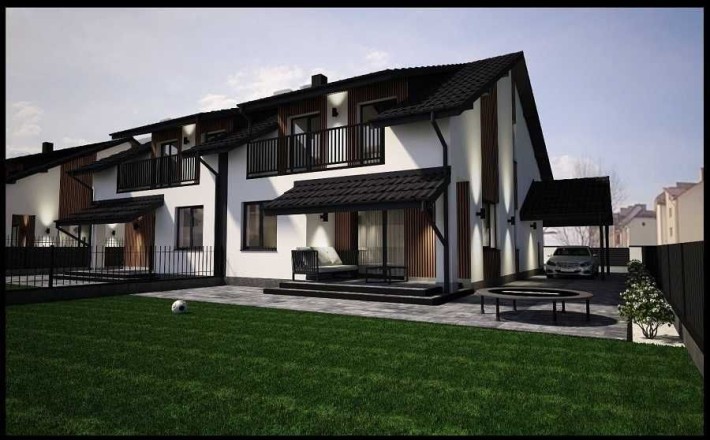 Продаж новозбудованого будинку (дуплекс) по вул. Самбірська - фото 1