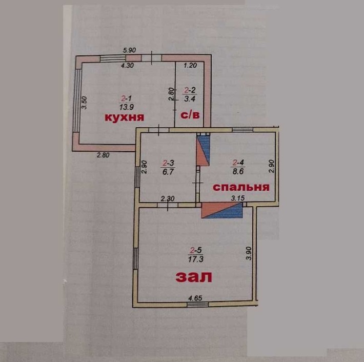 частина будинку з усіма зручностями в Коростишеві - фото 1
