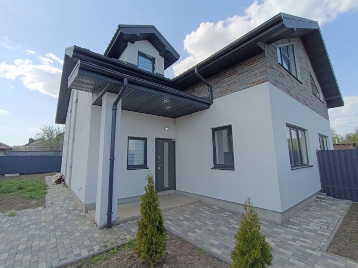 Продам дуплекс з ремонтом та меблями 150м2/з ділянкою 5 с. с.Гатне. - фото 1