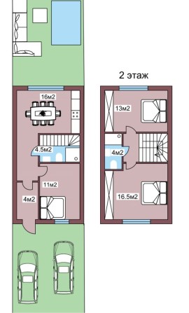 Таунхаус 80 м2 рассрочка - фото 1