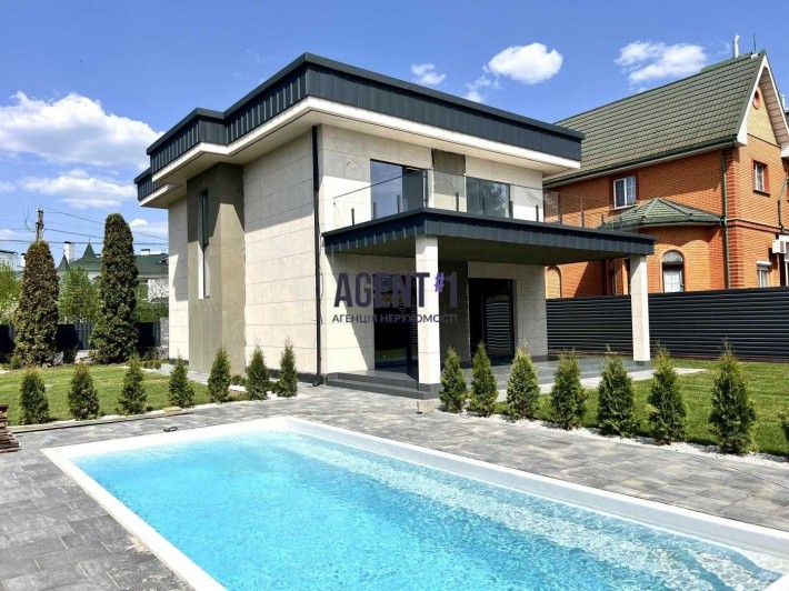 Продаж будинку  165 кв.м. з басейном с.Петропавлівська Борщагівка. - фото 1