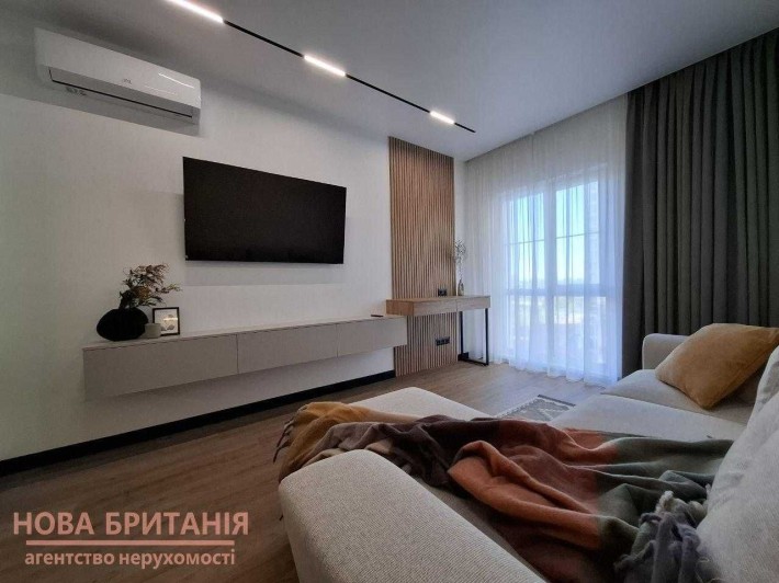Стильна НОВА 1к квартира, 41м2, 4 поверх, ЖК Нова Англія, буд Лінкольн - фото 1