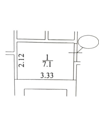 Оренда 7,1 m2 комора, кладовка, кладова - фото 1