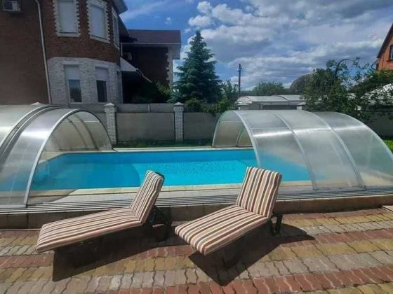 18 дом с бассейном барбекю выход к воде залив Днепра Славутич Осокорки Київ