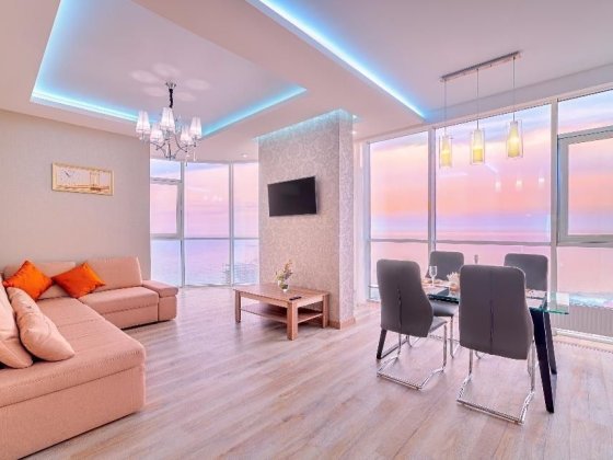 ЖК 9 жемчужина 19 эт Панорама моря 2 отд. спальни+кухня-студия Аркадия Одесса