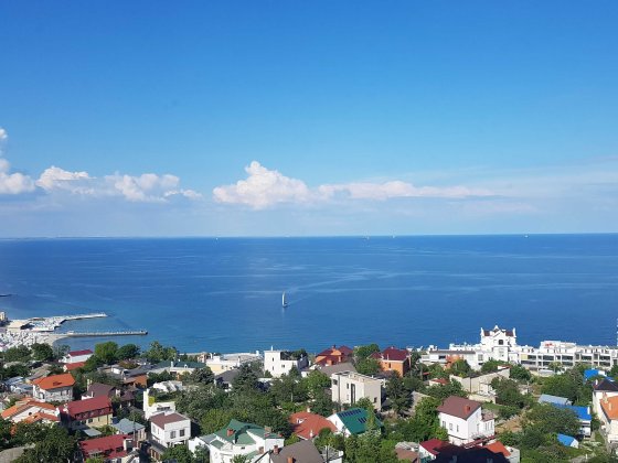 Вражаючий прямий вид на море Аркадія 44 Перлина Sea View Sky 15 Одесса