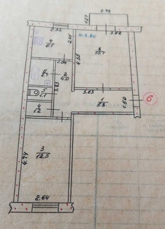 Продам 2х кімнатну квартиру 2й поверх (з сараєм) - фото 1