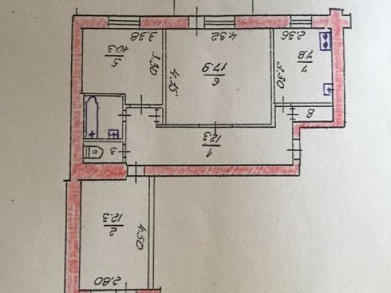 Квартира 3-х кімнатна «чешка» не кутова на Київській Коростень