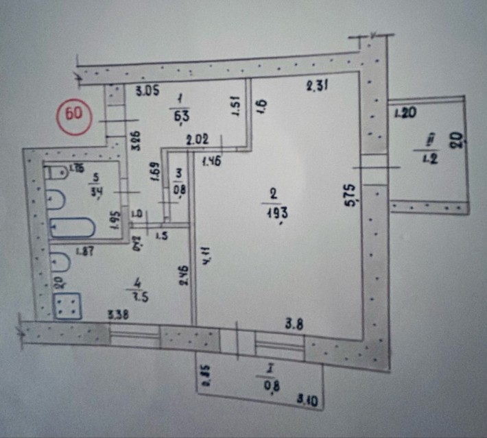 Продам 1-кімнатну квартиру - фото 1