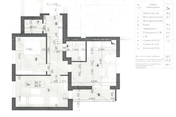 Продам велику 2-к. квартиру у ЖК "Парковий", власник. Будинок зданий - фото 1