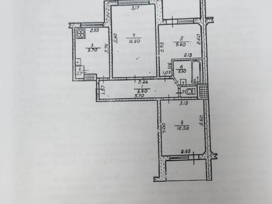Продажа  3-кімнатної квартири, зупинка Піщана без комісії