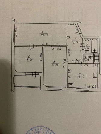 Продається 3-х кімнатна квартира у м. Фастові - фото 1