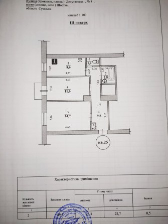 2-х кімнатна кв-ра, вул. Депутатська - фото 1