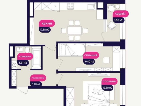 Гатне,ЖК “Оптимісто”2к кв. Розтермінування 36 міс. під 0%, або єОселя! Гатное