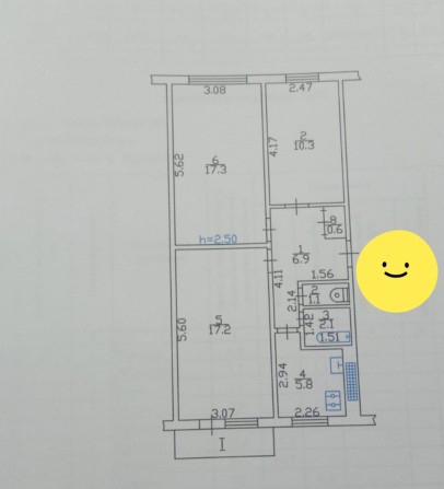 Продам 3ку с раздельными комнатами  Раковка - фото 1