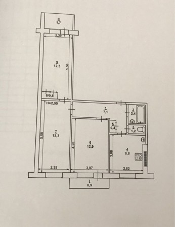 Продажа 3х ком кв , в Покровском р-не ( мкр-н Заречный 5) - фото 1