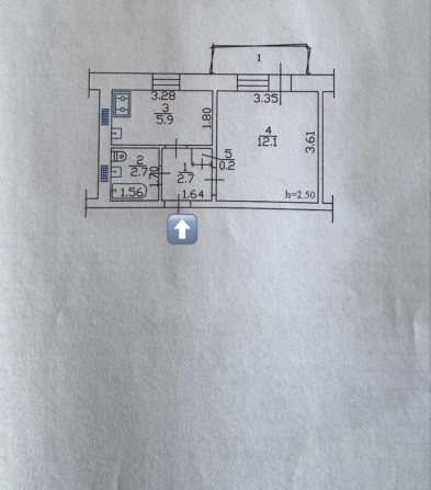 Продаж 1 кімнатної квартири 1 занасип - фото 1