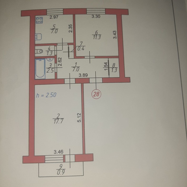 Продам 2-х кімнатну квартиру - фото 1