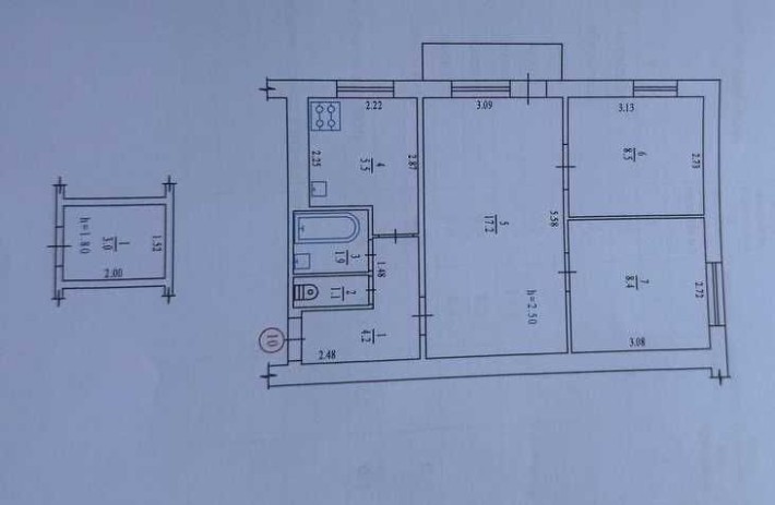 Продаж Дешевої Трикімнатної Квартири - фото 1